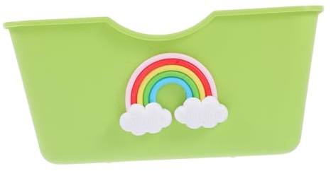 POPETPOP Bañera Elevada para Hámster Cuenco de Baño Cabaña para Hámsters Estilo Lindo Fácil de Limpiar para Animales Pequeños