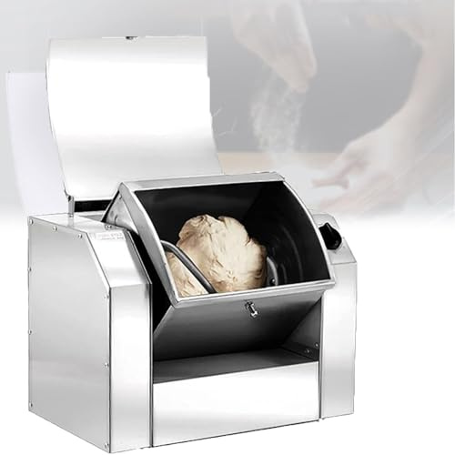 Impastatrice planetaria Professionale per Uso Domestico, 50 kg/h, con Funzione di temporizzazione, impastatrice Automatica da banco per preparare Pasta, Pizza, Gnocchi e