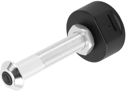 Depisuta Cámara Wifi Peephole, Visor de la Puerta de Cámara HD de 1080p HD Peep con Detección de Movimiento, Visión Nocturna y Lente Gran Angular de 170 °, Aplicación de Soporte, para (SILVER)