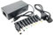 Cargador de ordenador portátil multipuerto – Kit adaptador con 9 puntas de conector | Adaptador de alimentación ajustable de 12 a 24 V para ordenador portátil, tablet PC, Ultrabook, CHARGI
