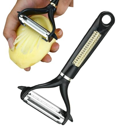 Peladores de Verduras - Utensilios De Corte Doble Para Uso Manual - Pelador De Fruta | Para Zanahorias, Frutas, Uso en el Hogar, para la Familia, Hombres, Mujeres y Adultos