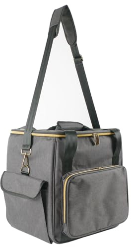Portable Record Album Storage Travel Organizers Bag Albums Carrying Bag with Divider for Travel Collection Multifunctional Albums Box with Lids and Handle