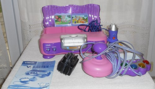 Vtech - Console de Jeu - Vsmile - Dora l'exploratrice : Rose