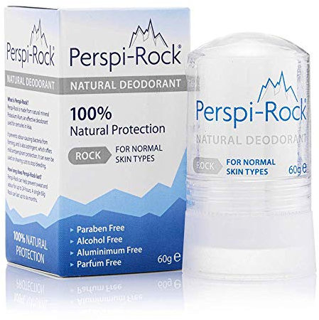 Perspi-Guard 100% Natural Deodorant for Women & Men, Vegan, Aluminium Free Deodorant Stick Made from Tawas Crystals for Sweat & Odour Protection, 60 g