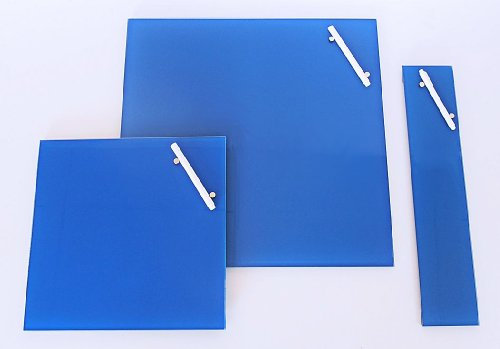 CORKLINE GLAS MAGNETTAFEL blau 35x35 NEU PINNWAND MAGNETBOARD MEMOBOARD