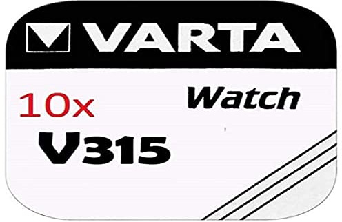 Varta V315 Pile Bouton SR716SW Lot de 10 Argent