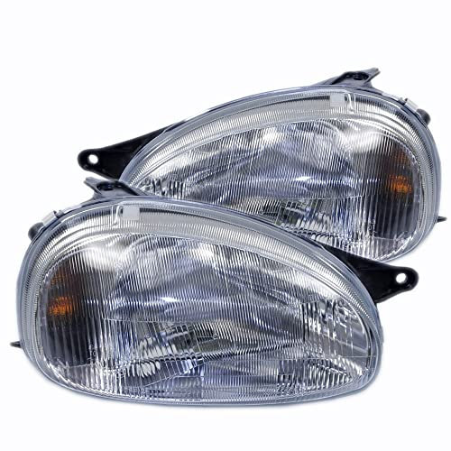 BESTPRICE 2x faros Faros delanteros Faros principales izquierda + derecha Compatible con OPEL COMBO furgoneta/berlina grande (71_), CORSA B (S93)
