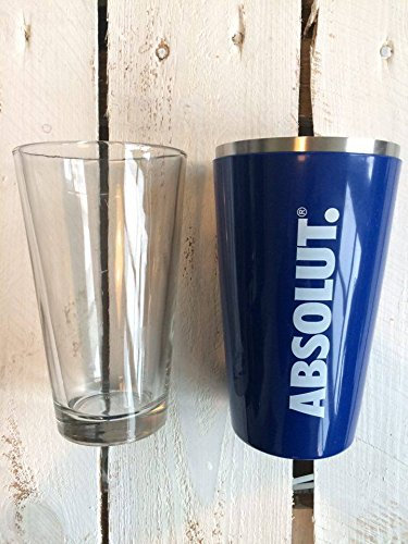Absolut Vodka Shaker Blau