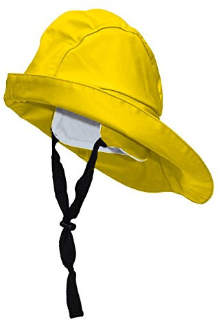 crazy4sailing Unisex Südwester Pro Regenhut wasserdicht breite Krempe, Farbe:gelb, Größe:L