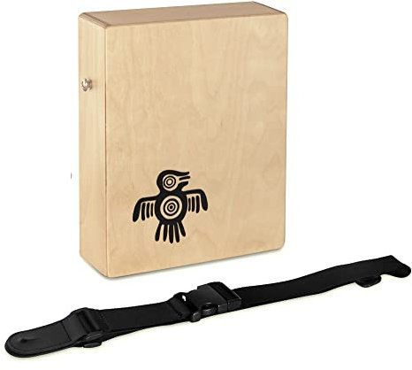 XDrum Street Cajon Peruana Birch (Reise-Cajon für unterwegs, 3 mm Schlagplatte, Bassreflextunnel, inkl. Gurt)