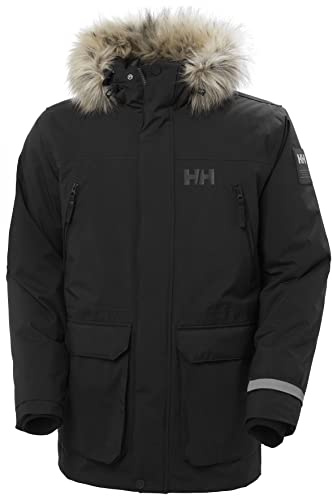 Helly Hansen Hommes Parka transparente, Noir, L