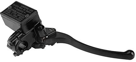 KIMISS 7/8 22mm Master Cylinder Brake Clutch Lever Front Right Motorcycle for YFZ450 YFM(Black)