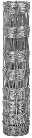 VOSS.farming 50m Wildzaun 100/08/30 Drahtzaun 100cm hoch verzinkt Knotengittergeflecht, Wildabwehr, Forstzaun, 2,0mm Draht, Weidezaun, Verbissschutz