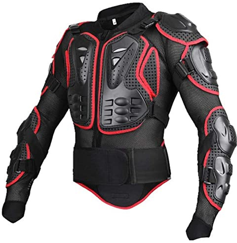 YLFC Veste De Protection Moto, Armure Moto Blouson,Moto Armure Gilet De Protection Motard Gilet Protection Équipement Protection De Colonne Vertébrale Armure Dorsale (Color : B, Size : XL)
