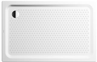 Kaldewei Piatto doccia Superplan modello 412-2 100 × 140 cm in bianco alpino con antiscivolo completo con supporto vasca