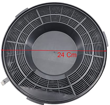 JCSPARES® - Filtro a carboni attivi MOD 28 diametro 24 Cm antiodore per cappa aspirante da cucina compatibile con Elica