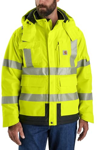 Carhartt Men's HV Sherwood Class 3 Jacket, Brite Lime, Medium