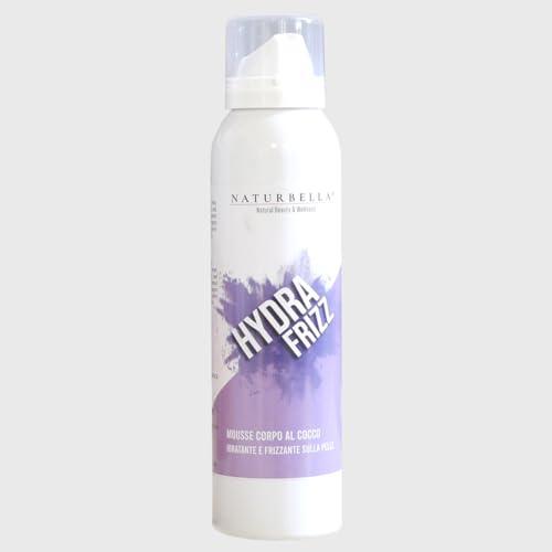 Gisa Wellness - Hydra Frizz - Mousse Idratante per il Corpo - Effetto Frizzante - 150ml - Fragranza al Cocco - Ideale come Doposole - Prodotto Cosmetico - Made in Italy