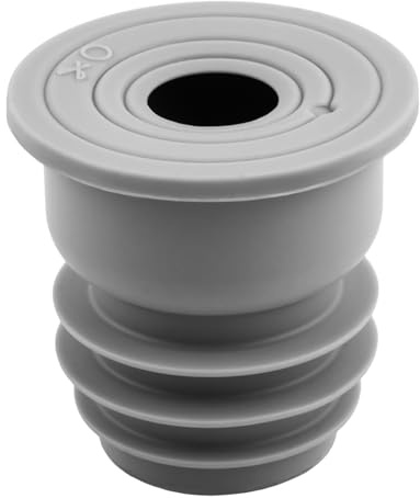 HOgardenME Waschmaschine Abflussschlauch Dichtung, 64mm Grau Rohrdichtung Silikon Dichtung für Ablaufschlauch, Abflussrohrdichtung Wasserablaufrohr Dichtungsring