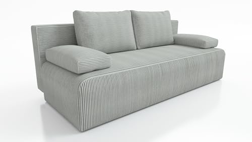 IWMAR MÖBEL ZOJA Sofa MIT SCHLAFFUNKTION! 201x91x80 Sofa 3 Sitzer! Best Schlafsofa. Couch mit Bettkasten. Couch Wohnzimmer. Polstermöbel. Möbel mit Schlaffunktion. Bettkasten. (s55)