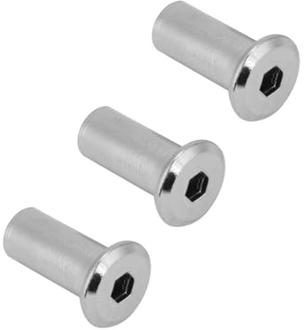Denash Flache Sechskantmuttern, Sechskantmutter, Hervorragende Wirkung, Hohe Festigkeit, Einfache Bedienung, Korrosionsbeständig, für Sofas für Möbel (M8*22 (50 Stück))