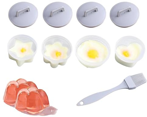 Poached Egg Mold - Boil Silicone Egg Mould, Poached Egg Holder Mould, Silicone Poached Egg Cups For Boiling Eggs