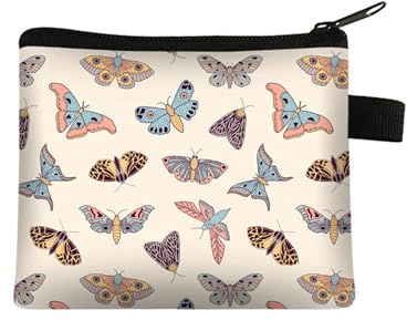 Porte Monnaie Insectes Papillons Petite Trousse Maquillage Trousse Maquillage Femme De Voyage pour Femme Portable Trousse De Maquillage Cosmétique ​Organiseur,Trousse De Toilette Fille