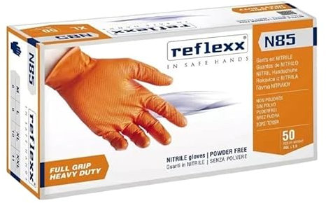 Generico Guanti In Nitrile Senza Polvere Full Grip N85 TAGLIA L - 50 pcs