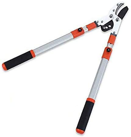 Forbici da potatura, telescopiche da Giardino, per Alberi, Taglio Facile, per Giardinaggio di qualità, cesoie a cricchetto Resistenti, estensibili da 66 a 101 cm, per ogn