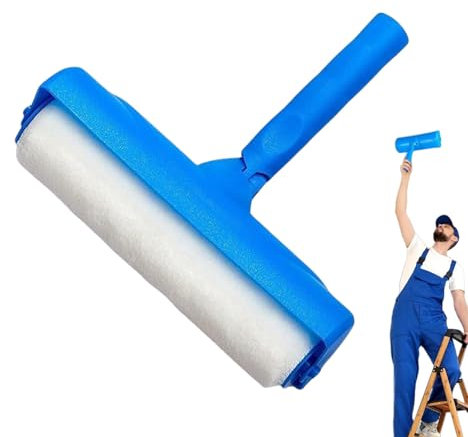 Rullo per pittura – Rulli per pittura | Pennello a rullo | Pennelli per vernici da 25,4 cm | Utensili manuali portatili regolabili da parete, accessori per la casa, pennello da pittore per armadietti