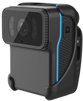 LNHHG Mini telecamera corporea con video Videocamera portatile 1080P HD for azioni del corpo CS02 DV Videocamera impermeabile Registrazione in loop IR Visione notturna Cam Video MP4(Camera Add 128GB)