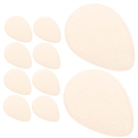 BESPORTBLE 10pcs Silicone Powder Puff Reusable Non-absorbent Silicone Sponge Makeup Foundation Applicator for Liquid Foundation Blending