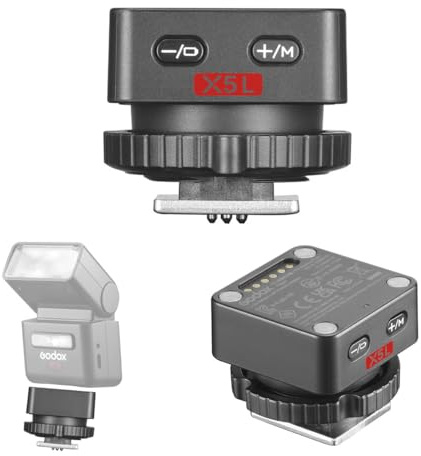 Godox X5L X5 L TTL Wireless Flash Trigger for Leica, GODOX X5-L for IT32 Mini TTL Flash, Hotshoe & Trigger in One, Flexible Magnetic Design, Instant Wireless Communication Without Manual Pairing