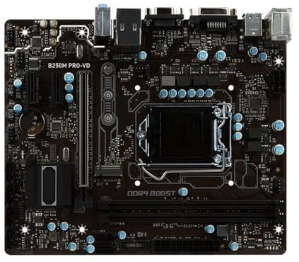1 pz. Scheda madre B250M PRO-VD B250 LGA 1151 DDR4 32 GB M.2 Micro-ATX supporto CPU i7-6700 6500 6300 G4500 7700 7600 usata