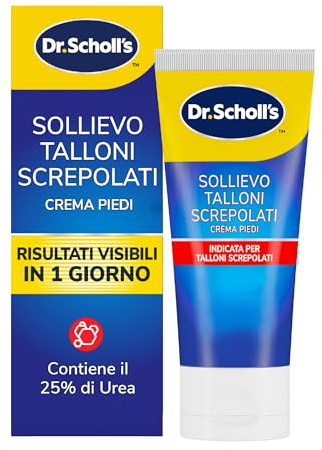 Dr. Scholl's Crema Talloni Screpolati Active Repair K+, 25% Urea, Crema Piedi con Cheratina, Idratazione Intensa, Assorbimento Rapido, Effetto Duraturo, Uso Quotidiano, 60 ml