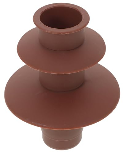 Healifty Chocolate Fountain Replacement Spiral Shaft 2 Tier Tower Plastic Part Easy Installation Extended Lifespan for Home Mini Fondue Fountain Machine