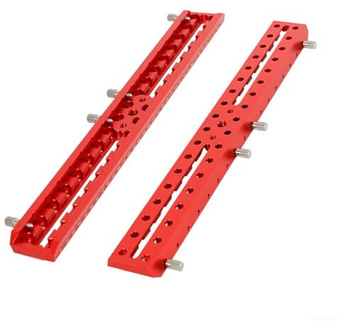 Espejo de guía astronómica para telescopio, placa de cola de milano con ranura de guía de doble propósito y compatibilidad con abrazadera estándar Vixen, aleación de aluminio, rojo (280 mm)