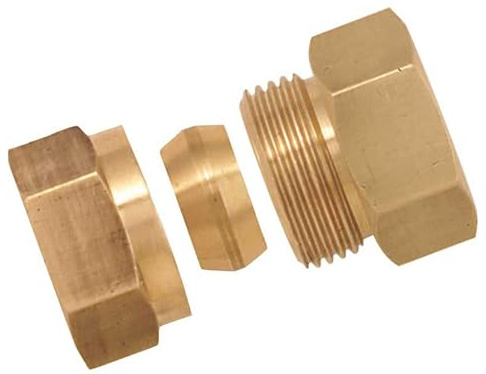 Boutté 3139733 Raccord bicône laiton femelle 20x27 Tube Ø16