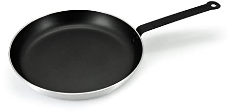 Metro Professional Poêle à frire en aluminium, Ø 32 cm, Revêtement anti-adhésif adapté au four jusqu'à max. 240 °C, four à gaz électrique et vitrocéramique, utilisation professionnelle