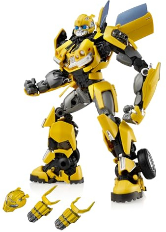 YOLOPARK Bumblebee Transformers Toy Rise of The Beasts Action Figure,Highly Articulated 6.5 Inch Transformer Toys for Boys Girls 8 Years Old and Up,No Converting Bumblebee Model Kit