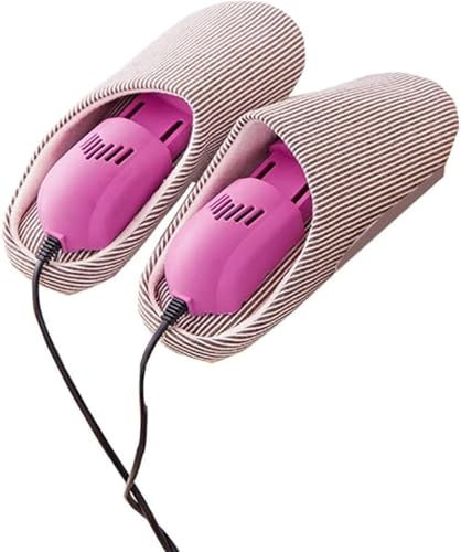 LXWKAI Sèche-Chaussures électrique, sèche-Chaussures électrique, Chauffe-Bottes rétractable, sèche-Bottes, sèche-Gants, désodorisant Anti-moisissure, sèche-Chaussures électrique (Rose)
