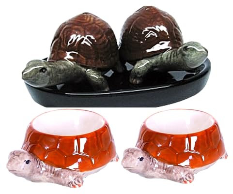 B2SEE Keramik Eierbecher-Set Frühstücksset Salz & Pfeffer & 2 Stk Eierbecher 5-teilig