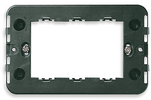 Vimar 0R08531.S 8000 Supporto 3 moduli speciali, per scatole incasso/parete