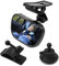 Natuce 1 Bébé Vue Arrière Miroir + 2 supports, Rétroviseur de Surveillance Pour Bébé, Miroir de Voiture, Bébé Rétroviseur Sécurité, Rétroviseur incassable de voiture, Miroir de sécurité,Rotation 360°