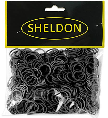 Tigerbox Black Horse Pony Show Rubber Plaiting Bands for Braiding Mane and Tails (500 Pack)