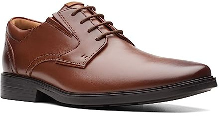 Clarks Clarkslite Low Oxford pour Homme, Marron Clair/Cuir, 47 EU