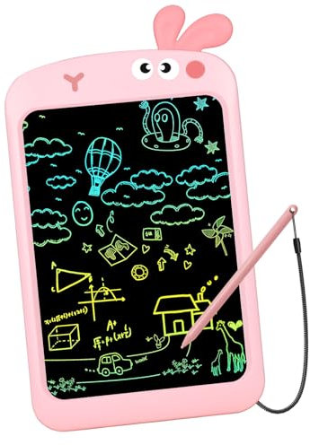 Fogray Kids Toys LCD Drawing Tablet Pad for Kids Toddler Toys for 3+ 4 5 6 7 Year Old Boys and Girls Gifts Boy Gift Present, Doodle Writing Tablet Dinosaur Toy Age 2-8(8.5 Rabbit Board)