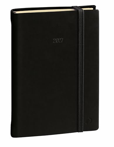 DAILY 21 PREST vz ML Silk schwarz El 2027: Kalender im Schreibtischformat