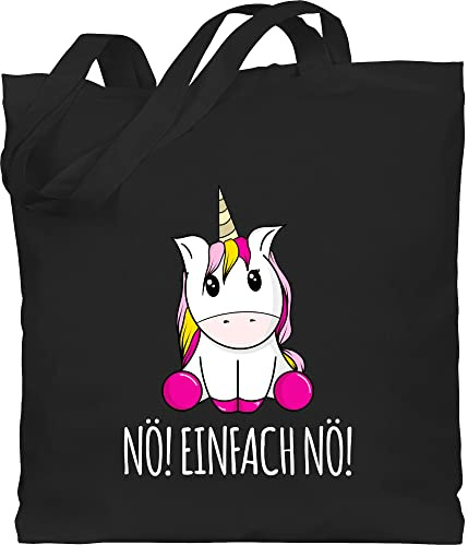 Shirtracer - Baumwolltasche - Einhörner - Taschen - Nö Einfach Nö Einhorn