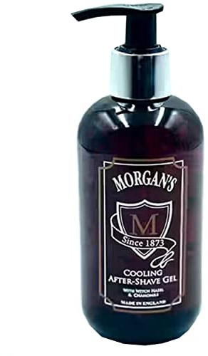 Morgan's Pomade Kühlendes After-Shave-Gel, Beruhigendes und erfrischendes After-Shave-Gel mit Witch Hazel und Kamille, Aroma von Limette und schwarzem Pfeffer 250ml